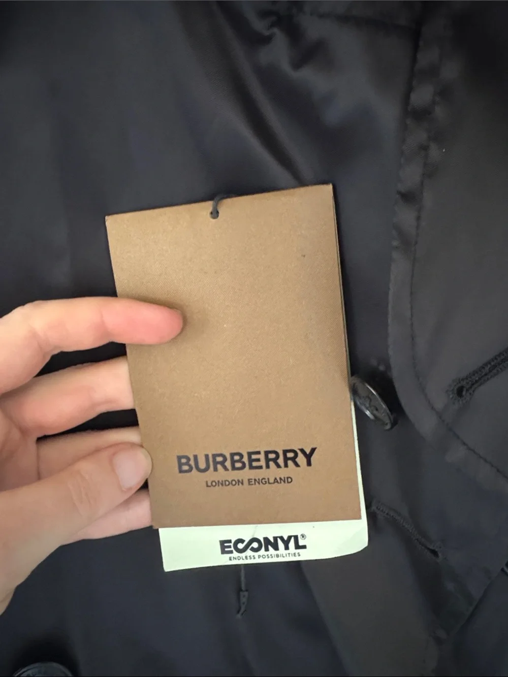 Burberry Black Trench Coat - Picture 12 of 17